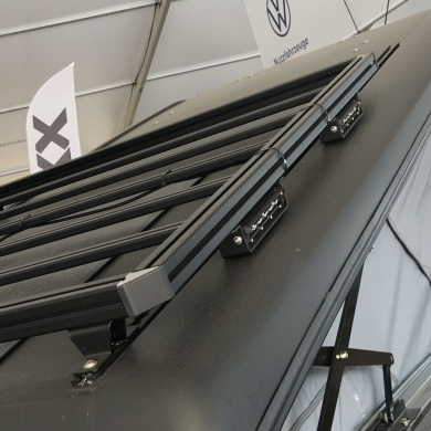 LED Umfeldbeleuchtungsstrahler mit Halterung - schwarz