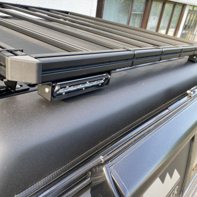 LED Umfeldbeleuchtungsstrahler mit Halterung - schwarz