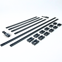 MountFlex Heckträgererweiterung zur Montage auf der Original VW Heckträgerbasis - schwarz