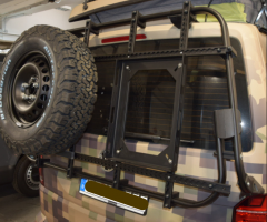 MountFlex mini Heckträger zur Montage auf Original VW Heckträgerbasis - schwarz