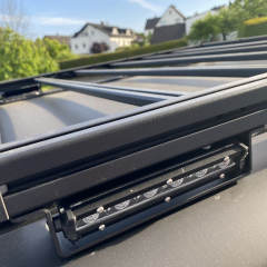 LED Umfeldbeleuchtungsstrahler mit Halterung - schwarz